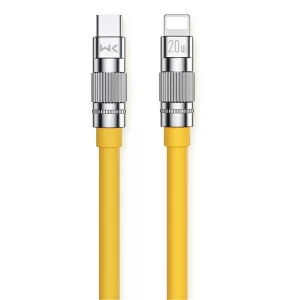 Кабель Wekome WDC-187 Wingle Series Fast Charging Cable PD 20W Type C-Lithtning  [Yellow]